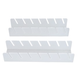 2Pcs Hat Holder Acrylic 14 Slots Non Slip Multifunctional Baseball Hat Stand for Bedroom Cabinet Dressing Table Transparent