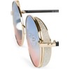 styleBREAKER 09020120 Women's Round Sunglasses with Tinted Polycarbonate Lenses and