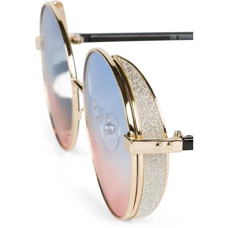 styleBREAKER 09020120 Women's Round Sunglasses with Tinted Polycarbonate Lenses and