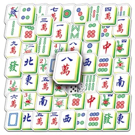 145 Packs Mahjong Stickers, Water Bottles Laptop Phone Computer Guitar Skateboard Vinyl Sticker Waterproof Aesthetic Trendy Decals for Kids Adults