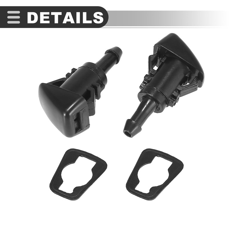 Motoforti Front Windshield Washer Nozzles, for Dodge Grand Caravan 2008-2020,