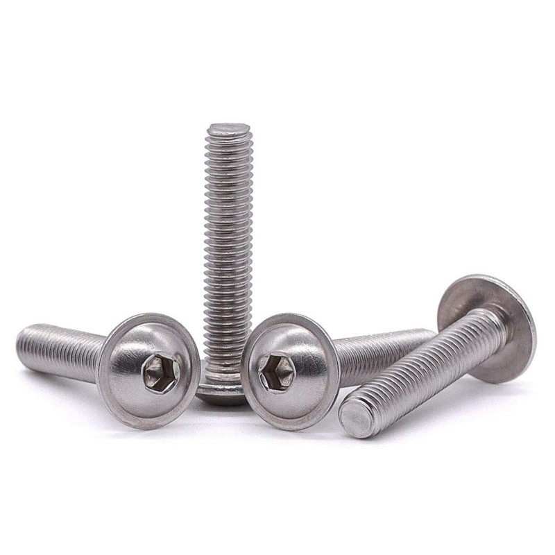 M5-0.8 x 40mm Flanged Washer Button Head Socket Cap Screws,