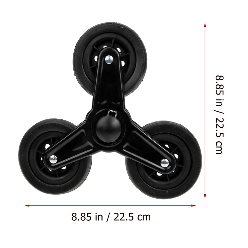 VINTORKY Stair Climbing Wheel Accessories - Heavy Duty Triangle Wheels