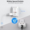 JcBlaon 6-Outlet Surge Protector Wall Charger with 4 USB Ports