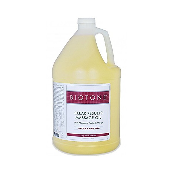 Biotone Clear Results Massage Oil Gallon (128 Ounces)