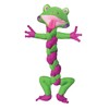 KONG BraidZ Frog Dog Toy, Medium (Colors Vary)