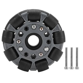 100mm Durable Nylon Rubber Bearing Rollers Omni Wheels for Robot Race Wheel 14041
