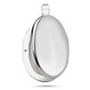 Vinani 2AMB-S Oval Locket Shiny with Snake Chain 925 Sterling