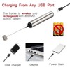 Electric Milk/Coffee Frother, Basecent Rechargeable Handheld Foam Maker/Mixer for Latte,