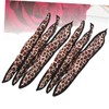 Beavorty 6pcs Leopard Print Hair Rollers Soft Sponge Curlers for