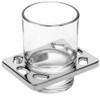 Croydex QM731841 Sutton Wall Mounted Tumbler & Holder with Zinc