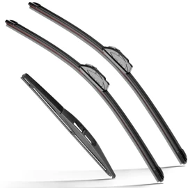 RAINTOK Windshield Wiper Blades Replacement for Honda HRV HR-V 2016 2017 2018 2019 2020 2021 2022 Original Factory Quality Front Rear Wipers Blade Set for My Car - 26" 18" 10" (Pack of 3)