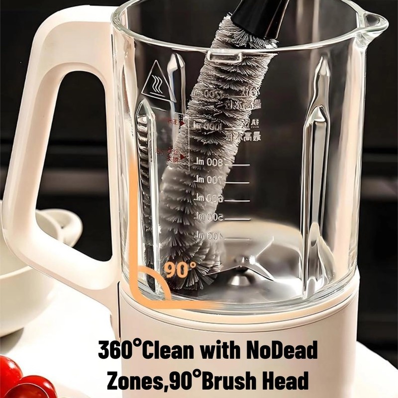 2-in-1 Detachable Blender Cleaning Brush for Vitamix & Ninja, Dual-Head