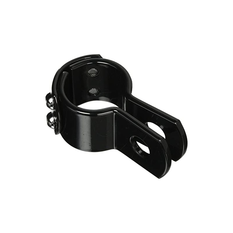 Kijima HD-05405 Motorcycle Parts 3-Piece Clamp, 1-1/4-Inch, Black, Pack of