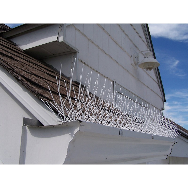 Nixalite Stainless Steel Bird Spikes Premium Model S (8ft, 4-2ft