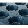 Joseph Joseph Nest™ Bake 12-Cup Non-Stick Muffin Tray, Carbon Steel,
