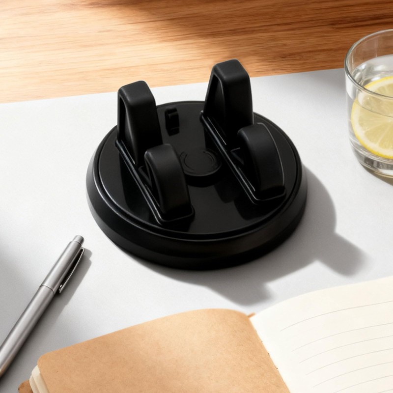 360° Rotatable Car Phone Mount with Three-Point Dashboard Support –