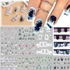 Christmas Nail Art Stickers 12 Sheet Water Decals for Nails