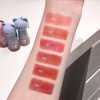 4Pcs Cute Bear Liquid Lipstick Set,Velvet Cream Red Long Lasting