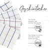 BOHORIA® Tea Towels, Set of 4, 70% Cotton + 30%