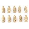10Pcs Threaded Brass Fog Mist Nozzles Misting Fogging Spray Sprinkler
