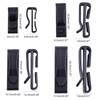 NBEADS 80 Stk. Gurtband-Endclip, 4 Size Adjust Keeper Schnalle Quick