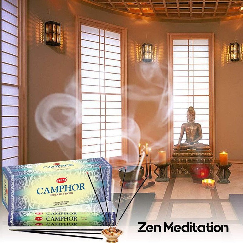 Camphor - Box of Six 20 Stick Tubes - Hem