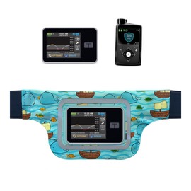 Gürteltasche für unsichtbare Pumpe 2 mit Sichtfenster, Boote, Taglia Unica, Super Slim