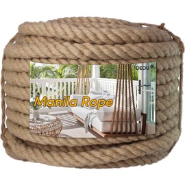 1" X 100' Treated Manila Rope Boat Docks Tree Farm Dock Deck