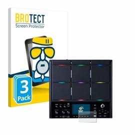 BROTECT Anti-Glare Protective Glass for Roland SPD-SX PRO (Pack of 3) Protective Film Tempered Glass Matt [Extremely Scratch-Resistant 9H, Anti-Reflection]