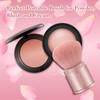 Retractable Kabuki Makeup Brush,Daubigny Powder Brushes Foundation Travel Foundation Brush