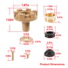 yourour RK-14MH Repair Kit Metal Handle,Outside Faucet,Compatible with Woodford Model