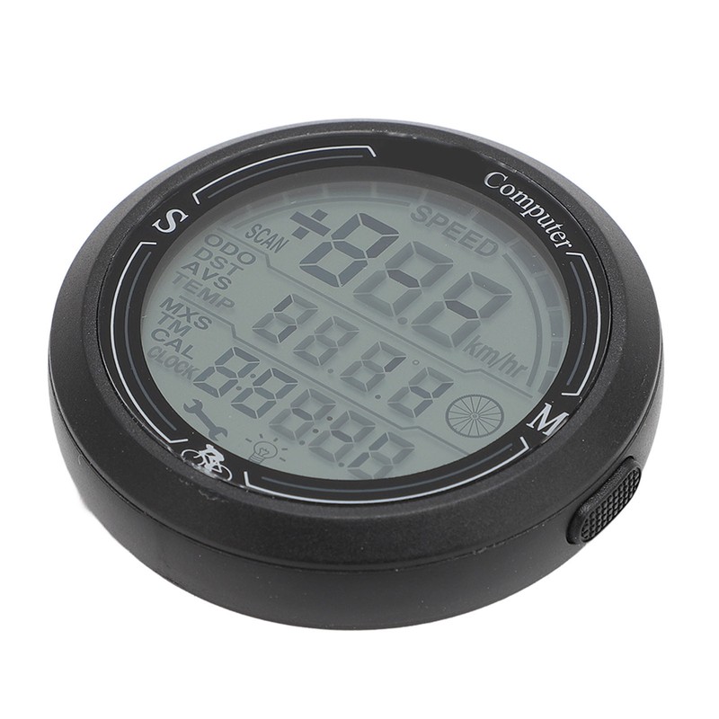 Cycling Speedometer Odometer Multi Function Electronic Speed Tester Temperature Time