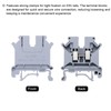 sourcing map Terminal Blocks 5 Pack USLKG5N Rail Mount Fuse