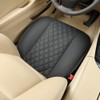 Black Panther Car Seat Cover PU Leather,Full Wrapping Edge,Protector for