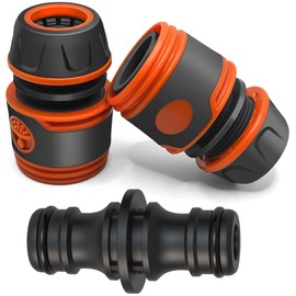 Coupling set, hose coupling for hose extension 13 mm (1/2 inch), connection of hose heads and ends, connection suitable for all original system parts, UV and frost-proof