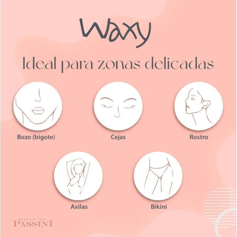 Cera Depilar Piel Sensible Waxy Crema Passini Epilatoria