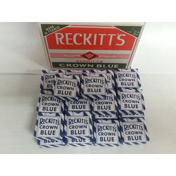 Reckitts Crown Blue Squares ~ 4 Piece Pack