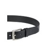 camel active Men's Basic Leather Belt, black