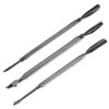 Mikinona 3pcs Stainless Steel Cuticle Remover Tool Manicure Tools Nail