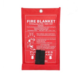 Namvo Fire Blanket, 1m*1m Suppression Flame Retardant Safety Blanket for Home Kitchen 1.0mm Thick