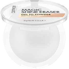 Catrice Magic Shine Eraser Gel To Powder, No. 010, Transparent, Mattifying, Pore Refining, Natural, for Combination Skin, Vegan, Oil-Free, Perfume, No Alcohol, Pack of 10 g