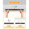Ferswe Closet Lights Rechargeable, Battery Level Display, Dimmable Battery Powered