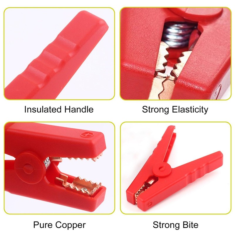 4-Piece Cable Alligator Clip, Car Electrical Alligator Clip, Car Auxiliary
