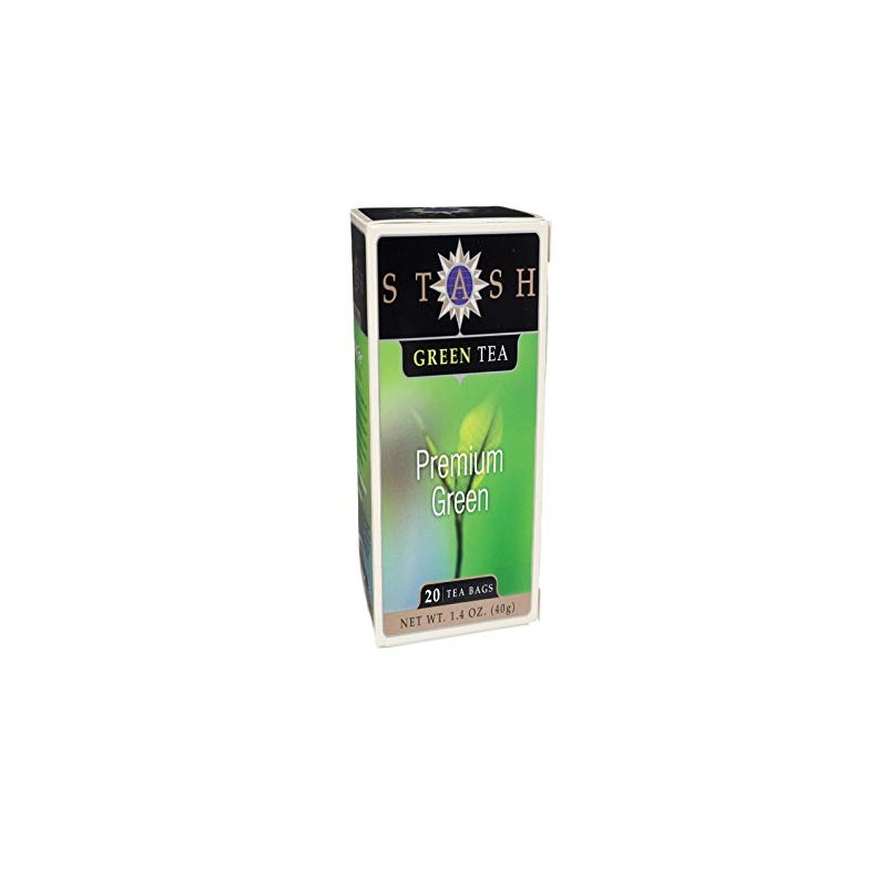 Stash Premium Green Tea, 20 Tea Bags Per Box