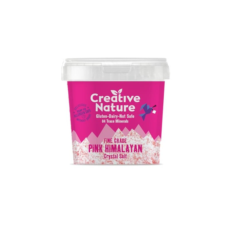 Creative Nature Himalayan Fine Salt 300g | Pink Himalayan Crystal