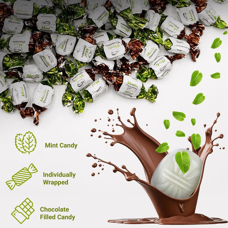 Chocolate Filled Candy - 1 Pound Bulk Bag - Arcor