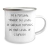 Spring Pet Products Personal Trainer Camping Mug: 'I'm A Personal