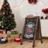 TEAKMAMA Chalkboard Signs 40x20 Standing A Frame Chalk Board Easel