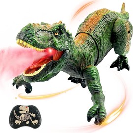Jurassic Raptor SickleSaur Rex Remote Control Toy, Best Gift for Boys, Best Dream for Jurassic Fan's:_Green T-rex